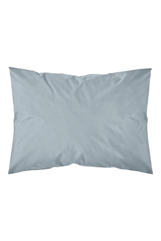 Taie d'oreiller en percale de coton 79 fils/cm² Lisa - Bleu
