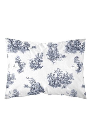 Taie d'oreiller en percale de coton 79 fils/cm² Burjasot - Bleu
