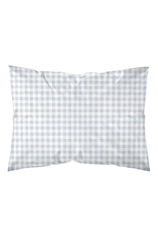 Taie d'oreiller en percale de coton 79 fils/cm² Calafat - Bleu