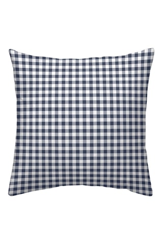Taie d'oreiller en percale de coton 79 fils/cm² Calafat - Bleu marine