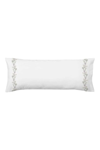 Taie d'oreiller en percale de coton 79 fils/cm² Castalla - Blanc