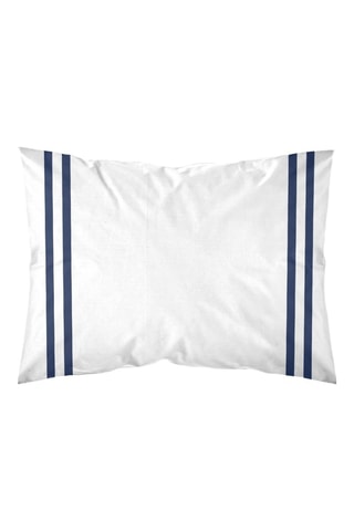 Taie d'oreiller en percale de coton 79 fils/cm² Oliva - Bleu