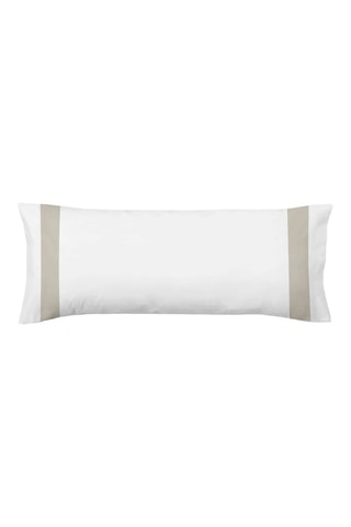 Taie d'oreiller en percale de coton 79 fils/cm² Portitxol - Beige