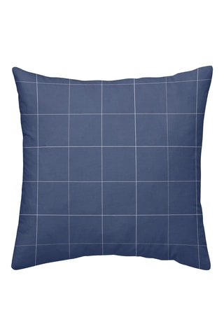 Taie d'oreiller en percale de coton 79 fils/cm² Xeresa - Bleu