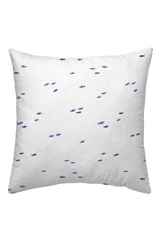 Taie d'oreiller en percale de coton 79 fils/cm² Bellreguard - Blanc