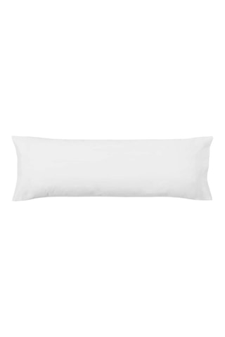 Taie d'oreiller en percale de coton 79 fils/cm² Optico - Blanc