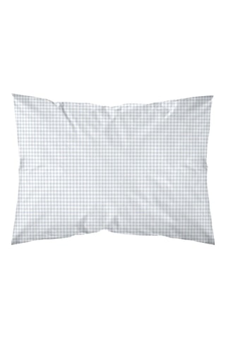 Taie d'oreiller en percale de coton 79 fils/cm² Calafat - Bleu