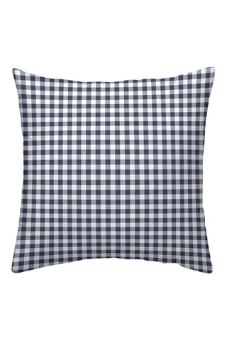 Taie d'oreiller en percale de coton 79 fils/cm² Calafat - Bleu marine