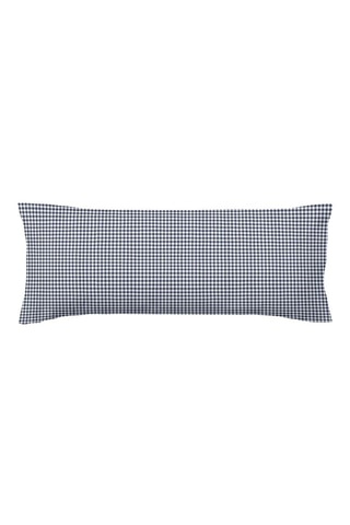 Taie d'oreiller en percale de coton 79 fils/cm² Calafat - Bleu marine