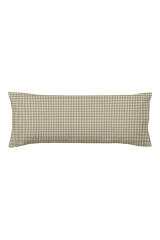 Taie d'oreiller en percale de coton 79 fils/cm² Aielo - Marron
