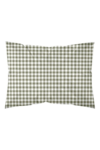 Taie d'oreiller en percale de coton 79 fils/cm² Aielo - Vert