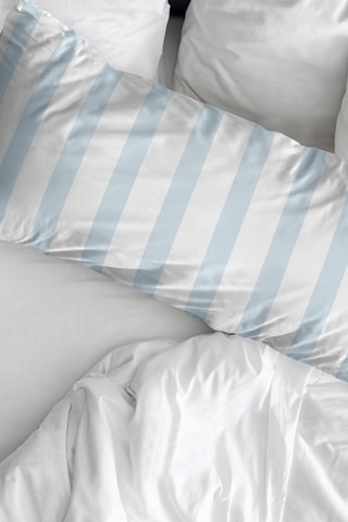 Taie d'oreiller en percale de coton 79 fils/cm² Lango - Bleu