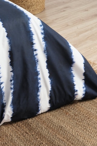 Housse de couette en coton 78 fils/cm² Caimari - Bleu et blanc