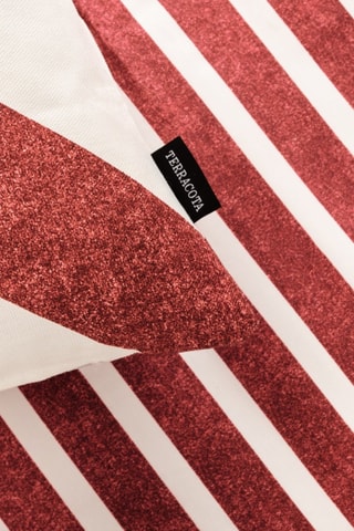 Housse de couette en coton 78 fils/cm² Torrox - Rouge et blanc