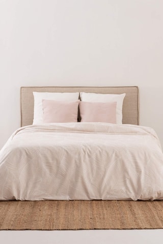 Housse de couette en satin de coton 157 fils/cm² Nijar - Beige