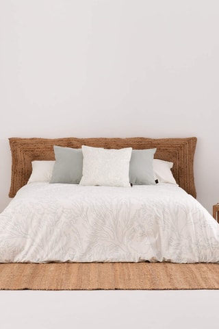 Housse de couette en satin de coton 157 fils/cm² Begur - Vert menthe