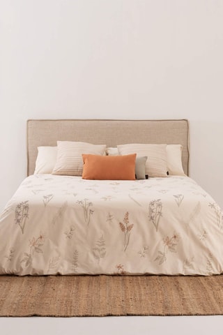 Housse de couette en satin de coton 157 fils/cm² Siurana - Beige