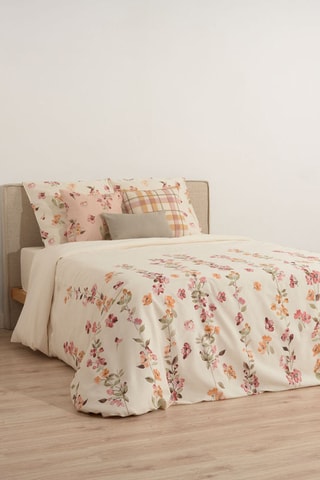 Housse de couette en satin de coton 157 fils/cm² Morella - Multicolore