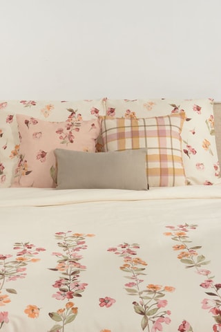 Housse de couette en satin de coton 157 fils/cm² Morella - Multicolore