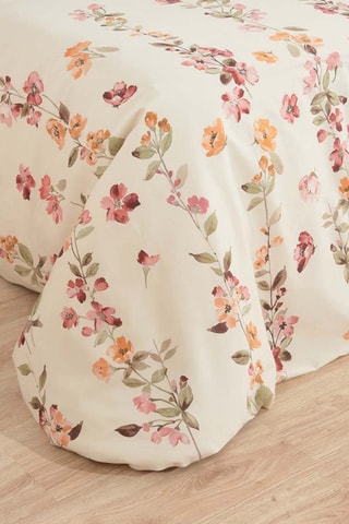 Housse de couette en satin de coton 157 fils/cm² Morella - Multicolore
