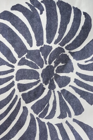 Housse de couette en coton 78 fils/cm² Nerja - Blanc et bleu