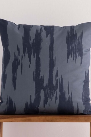 Housse de coussin en coton 300 g/m² Mahon - Bleu marine - 50 x 50 cm