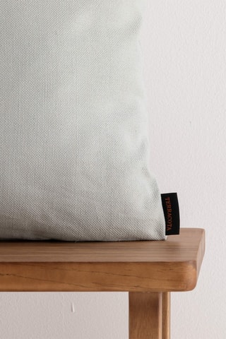 Housse de coussin en lin Cascai - Vert d'eau - 50 x 50 cm