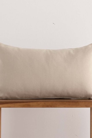 Housse de coussin en lin Cascai - Gris - 30 x 50 cm