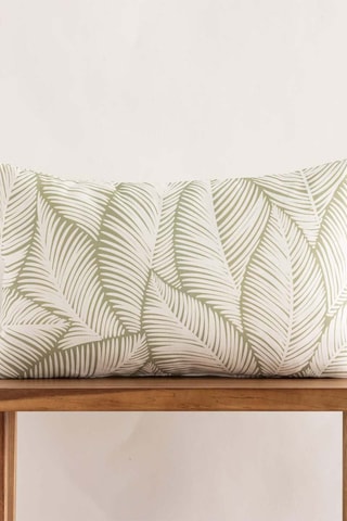 Housse de coussin Nijar C - Beige et vert - 30 x 50 cm