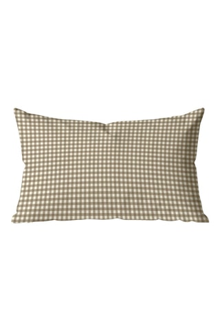 Housse de coussin Aielo - Marron - 30 x 50 cm