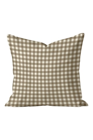 Housse de coussin Aielo - Marron - 50 x 50 cm