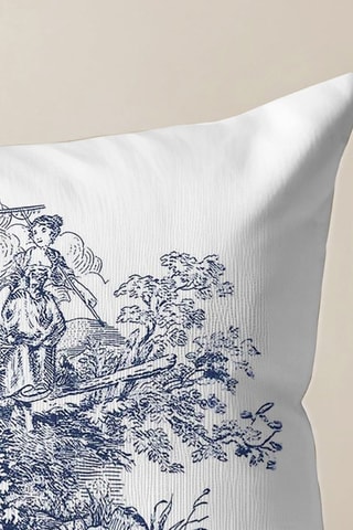 Housse de coussin Burjasot C - Bleu - 30 x 50 cm