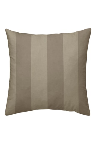 Taie d'oreiller en percale de coton 200 fils/cm² Romani - Marron