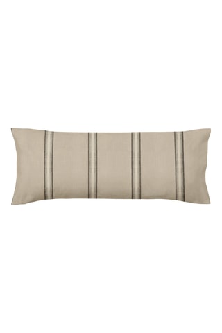 Taie d'oreiller en percale de coton 200 fils/cm² Sargaret - Beige
