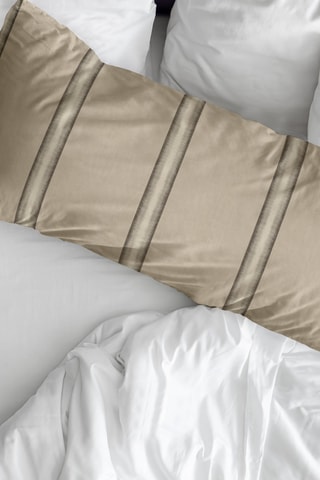 Taie d'oreiller en percale de coton 200 fils/cm² Sargaret - Beige