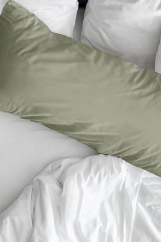 Taie d'oreiller en percale de coton 200 fils/cm² Soft - Vert clair
