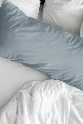 Taie d'oreiller en percale de coton 200 fils/cm² Soft - Bleu clair