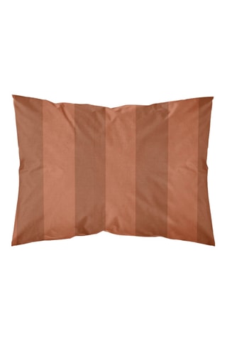 Taie d'oreiller en percale de coton 200 fils/cm² Romani - Orange