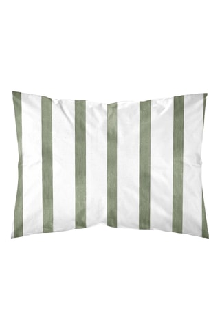 Taie d'oreiller en percale de coton 200 fils/cm² Zanzibar - Vert