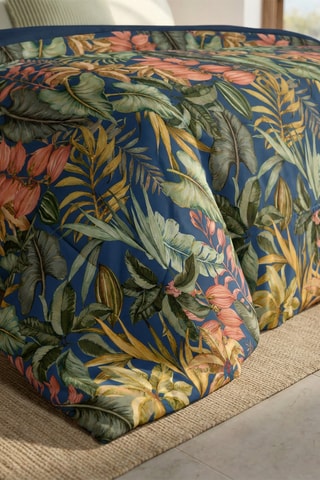 Housse de couette en percale de coton 200 fils/cm² Loriguilla - Multicolore
