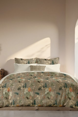 Housse de couette en percale de coton 200 fils/cm² Aspe - Multicolore