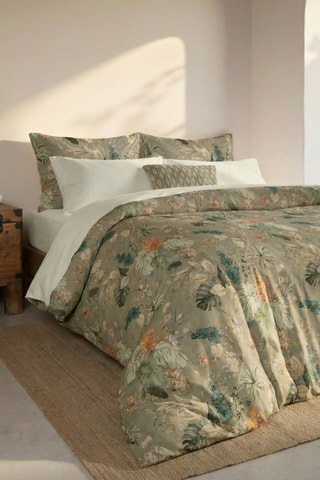 Housse de couette en percale de coton 200 fils/cm² Aspe - Multicolore
