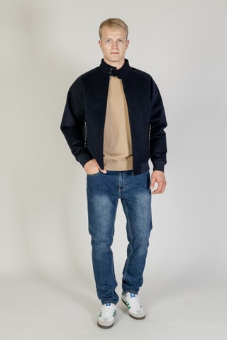 Veste en laine - Bleu marine