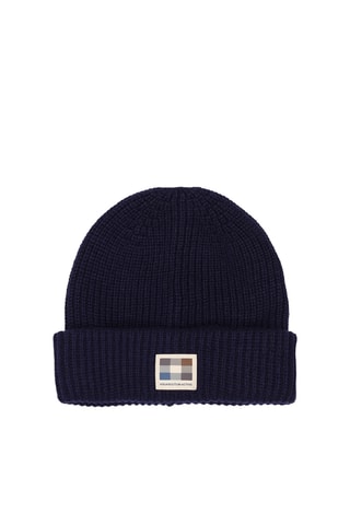 Bonnet en laine - Bleu marine