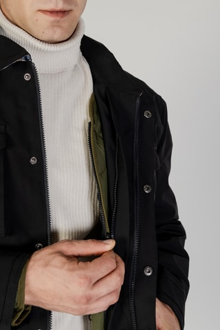 Imperméable 2-en-1 - Noir