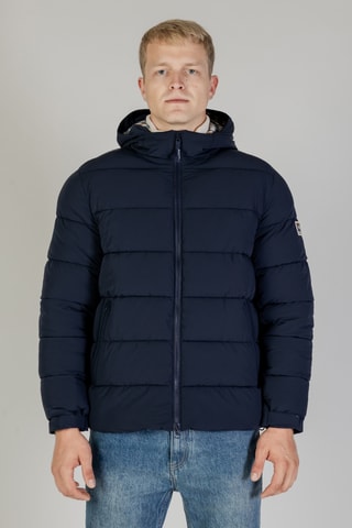 Doudoune à capuche - Bleu marine