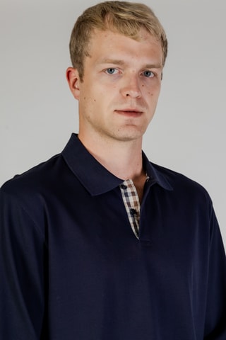 Polo regular - Bleu marine