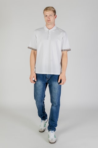 Polo regular - Blanc