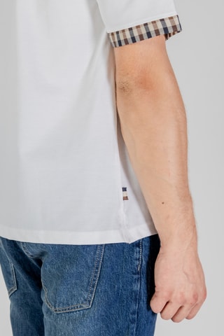 Polo regular - Blanc