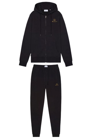 Sweat à capuche et pantalon de survêtement - Noir